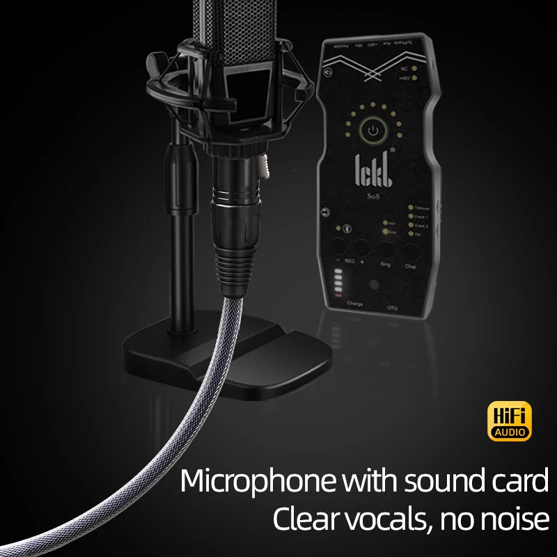 ATAUDIO HiFi 3.5 - XLR 케이블 (앰프 마이크용) 고품질 6N OFC 3.5mm 스테레오 잭 - 3핀 XLR 남성&여성 오디오 케이블
