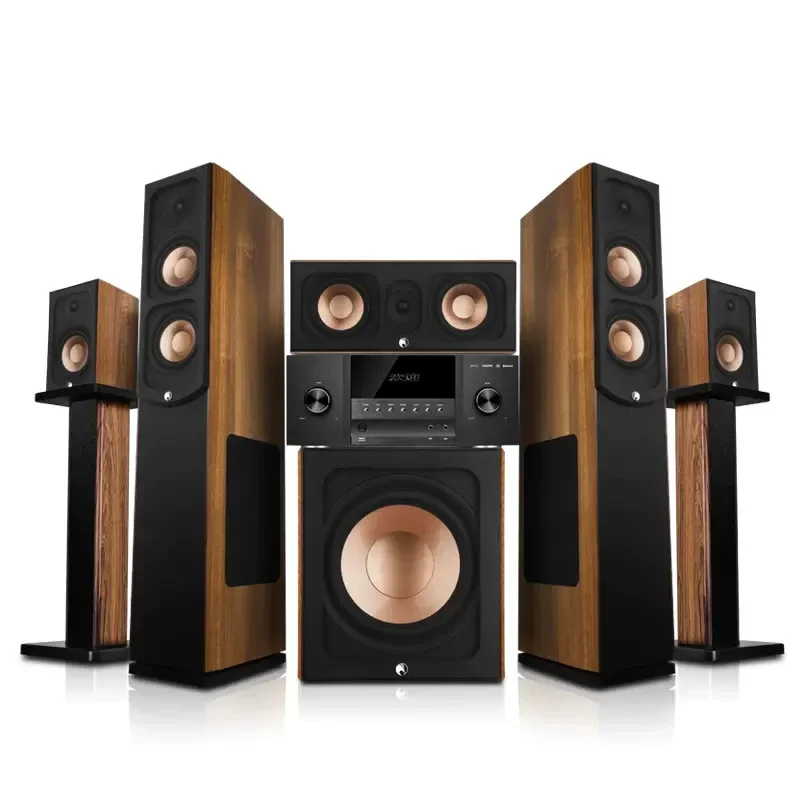Nuovi Arrivi 5.1 Sistema Home Theater Surround Sound Subwoofer Hi-Fi Karaoke Sistema Home Theater