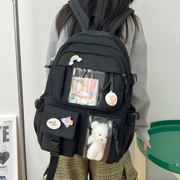 Womens Backpack New Arrival Fresh Simple Fashion Style School Bag for Junior  Senior High Students Casual Daily Backpack 1