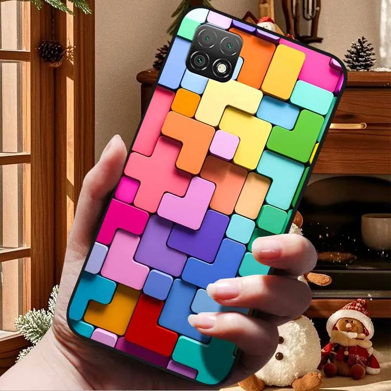 Marble Soft TPU Silicone Phone Case with Fashionable Cartoon Design
