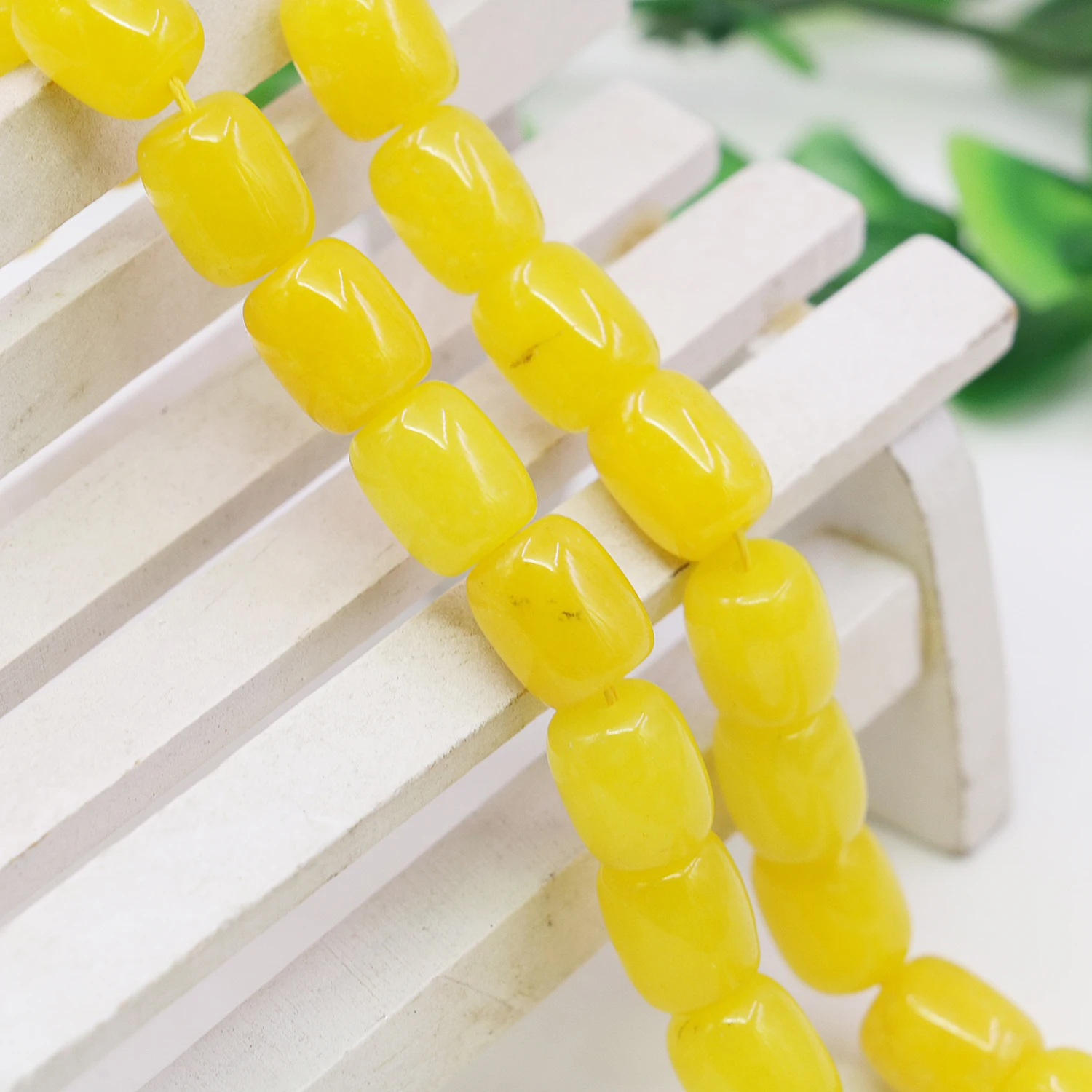 9x11mm Natural Yellow Topaz Chalcedony Jade Gemstone,Loose Beads DIY Stone,Charms Necklace Bracelet Jewelry Making Supplies