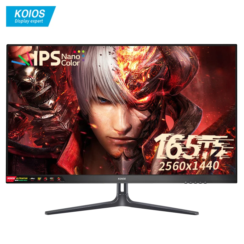 KOIOS 27 Inch 2K Computer Monitor 165Hz Gaming Monitors Donkey Kong Lg