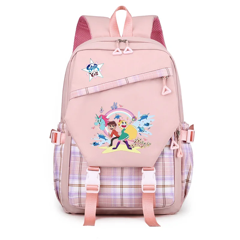 

Рюкзак для девочек-подростков с принтом «Звезда против силы зла»