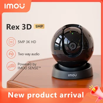 IMOU Rex 3D 5MP Wifi IP Camera Home Security 360 Camera AI Human Detection Baby Phone Camera Night Vision ptz Camera 1