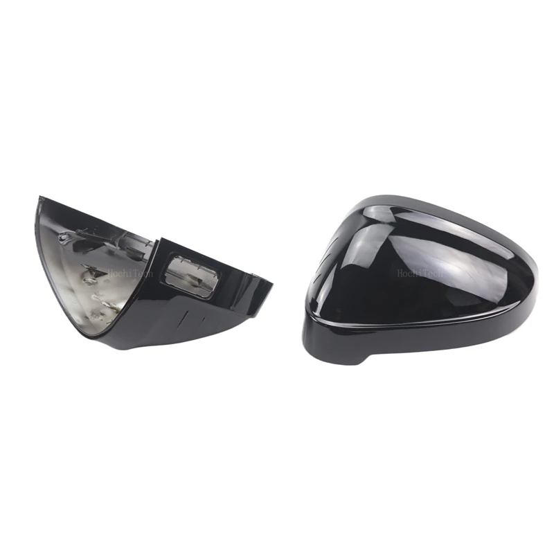 2x Carbon Fiber Style Rearview Side Mirror Cover Caps for Audi A4 B9 Quattro Sline A5 S5 RS5 Sportback Side Assist