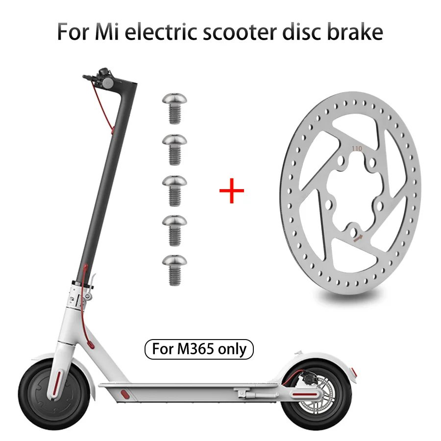 110mm /120mm Brake Disc Rear Wheel For Xiaomi M365 1S Pro Electric Scooter With Hole Disc 5 Holes Disc Brake Accessories