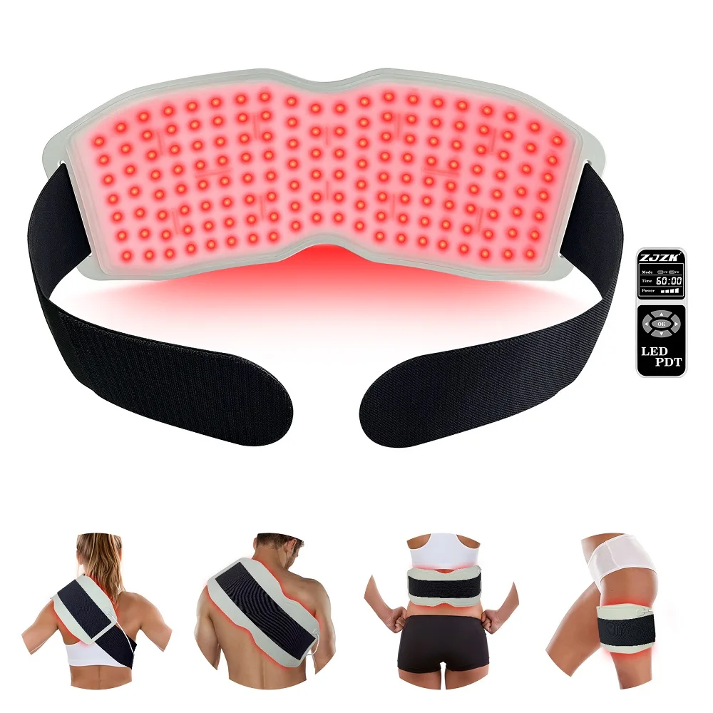 

940/850/660nm Silicone 450 LEDs Wearable Device Red Light Infrared Therapy Wrap Weight Loss Slimming Belt for Sore Muscles