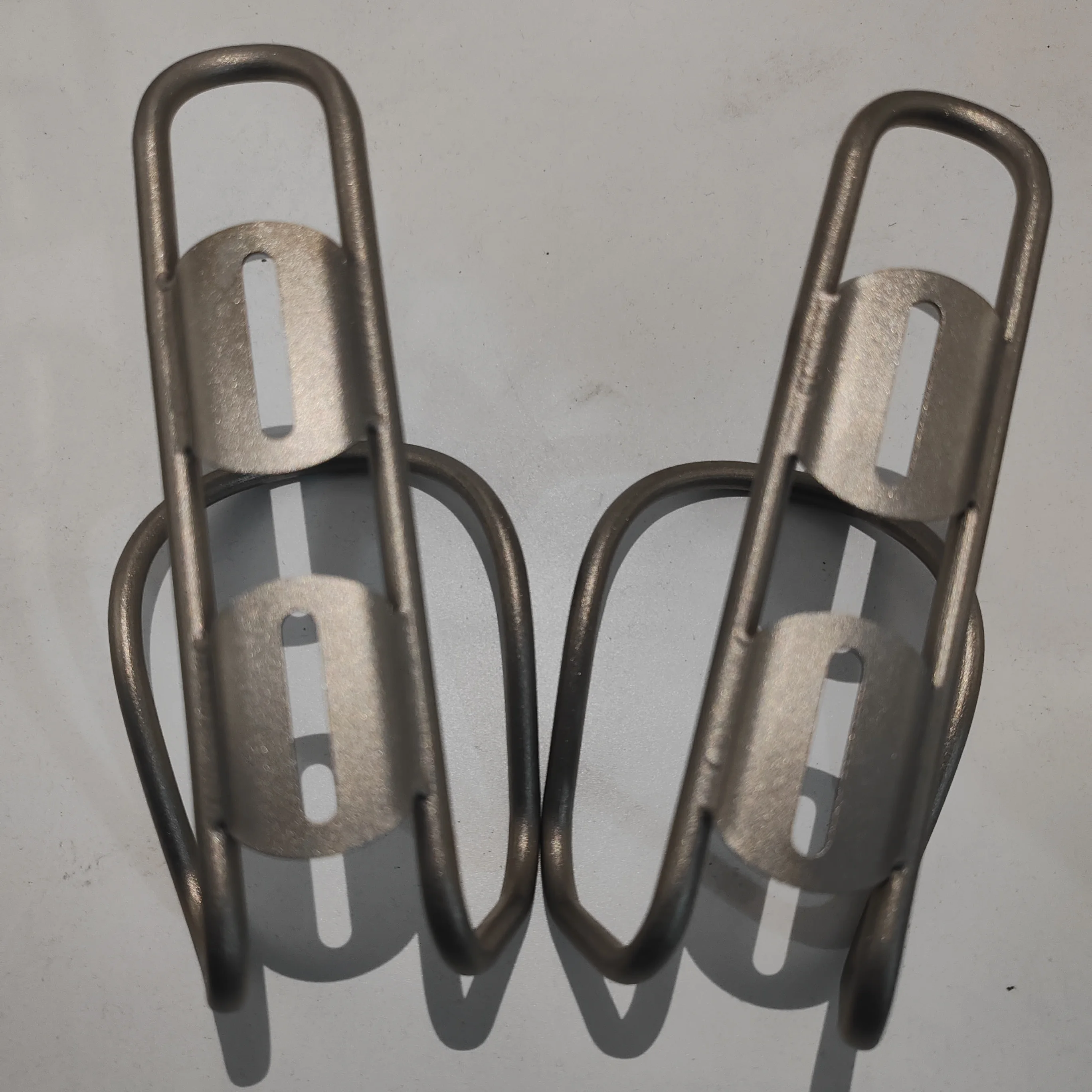 2x Sand Blasted Titanium Tube, Ultra Light Water Bottle Cage, Free M5 Ti Bolts, bicycle water bottle cage,bicycle bottle holder
