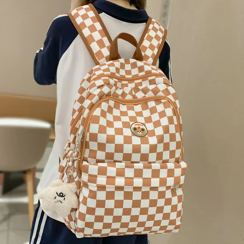 checkered louis vuitton backpack women