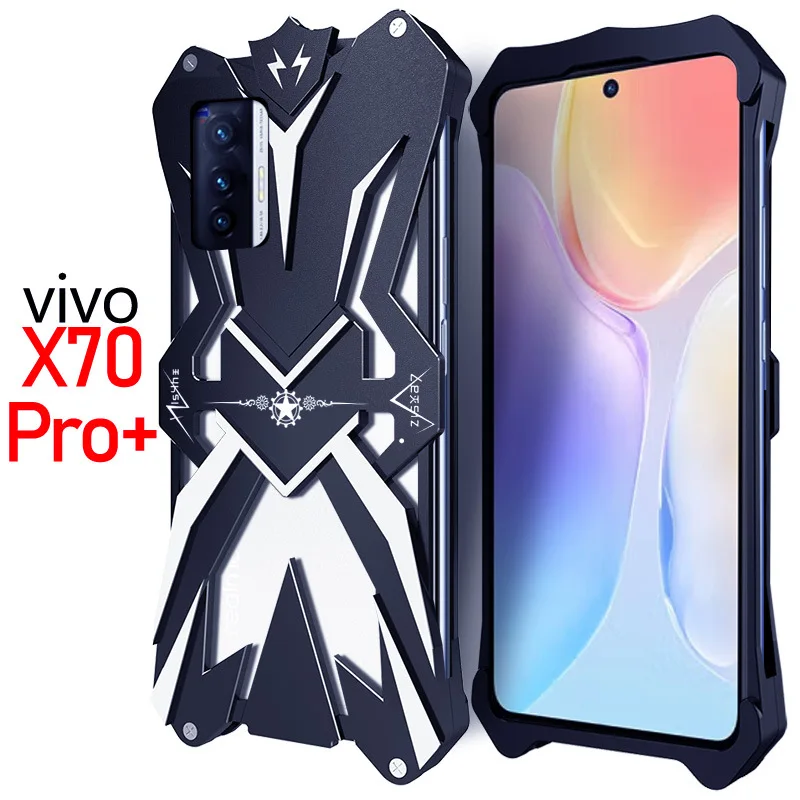 For Vivo X70 Pro Plus Zimon Luxury Thor Heavy Duty Armor Metal Aluminum Mobile Phone Case For Vivo X70 Pro Plus Cover Cases