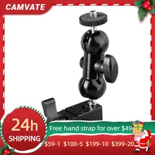 

CAMVATE 360° Mini Ball Head & SWAT Rail Clamp & NATO Safety Rail For Monitors/Viewfinders/Digital Recorders/LCD Light Mounting