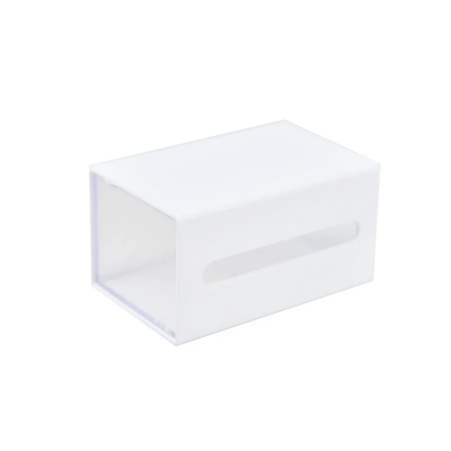1pcs bathroom wall-mounted cotton swab storage box without punching flip-top storage box mini miscellaneous box 2