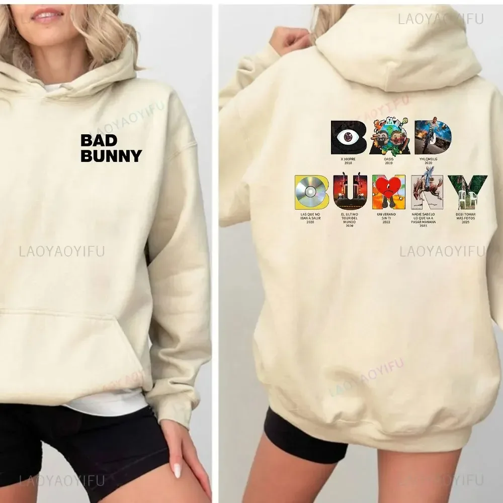 DTMF Bad Bunny Album Hoodie Men Women Loose Pullover Sweatshirt Winter Hoodie Fans Gift Stylish Sweater New in 2025 Long Sleeve