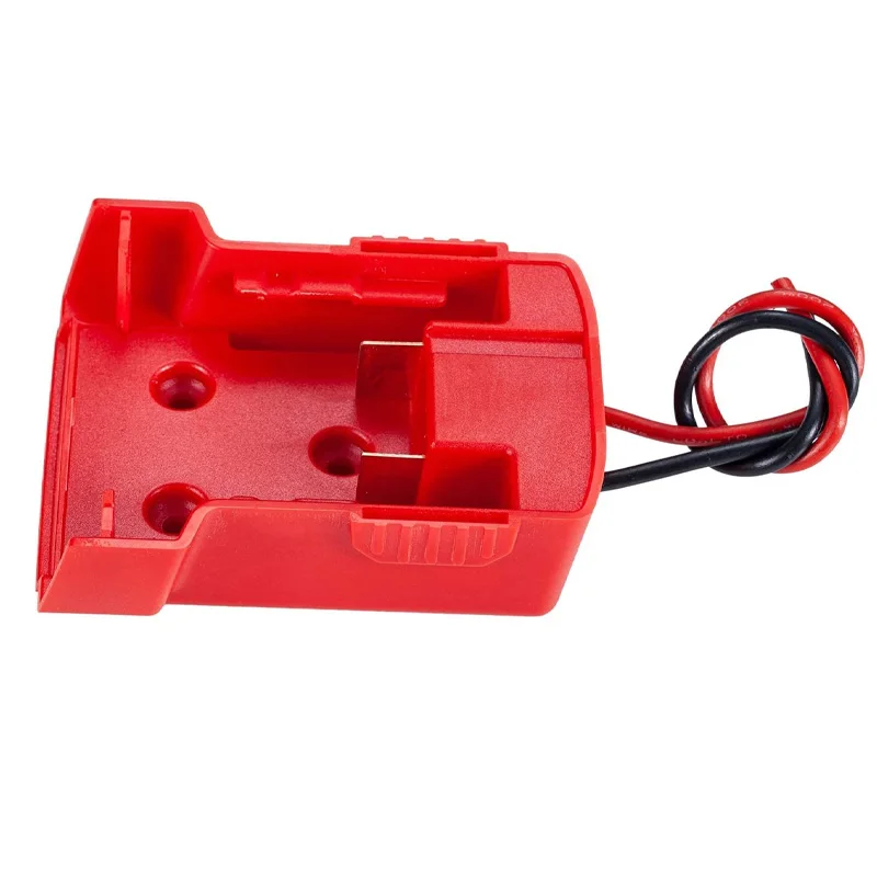 Crtbelfy Upgraded Battery Adapter Compatible for Milwaukee 12V Battery, All-in-One Switch & Fuse Design, Power Ride Wheel Adapter Converter Kit for Ride-On Toys, 14 Gauge with Wire Terminals