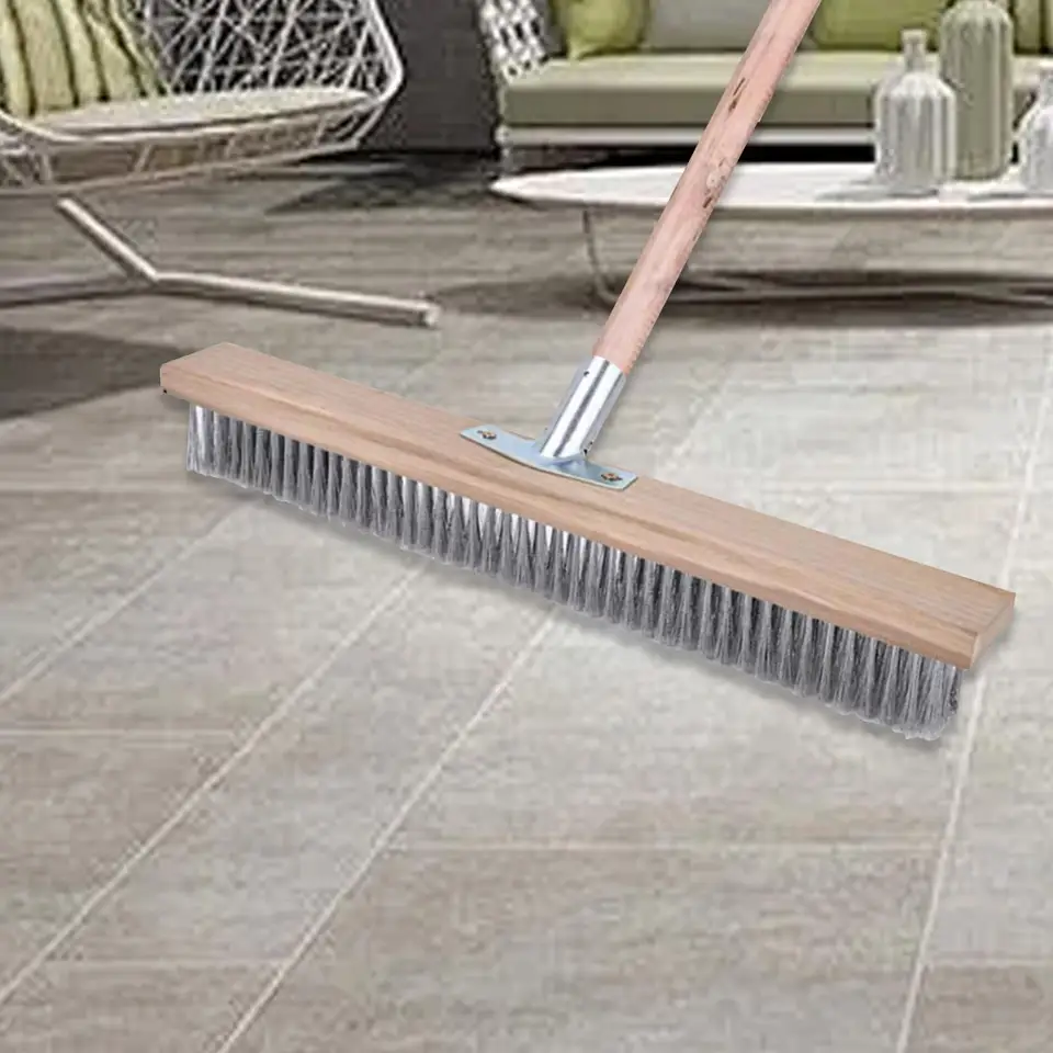 Dewdat Brosse À Balai étallique - Brosse À Récurer Les Sols En Acier