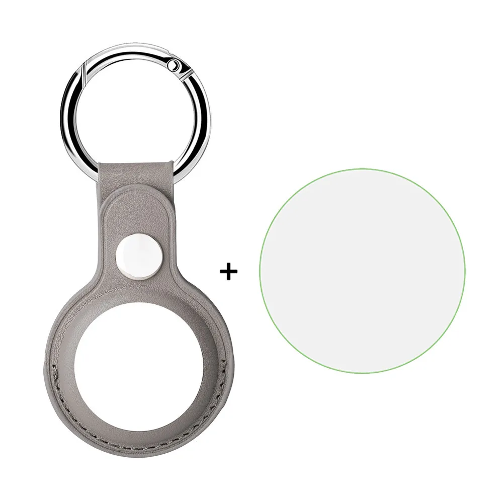 2020 new For AirTags Cover  Leather Protection Anti-Lost Protective Case For Apple Locator Tracker Cover 