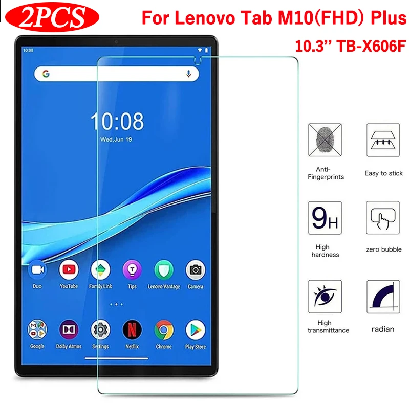 Pour Lenovo Tab M10 FHD Plus TB-X606 X606F X606X Guatemala Protecteur D' écran En Verre