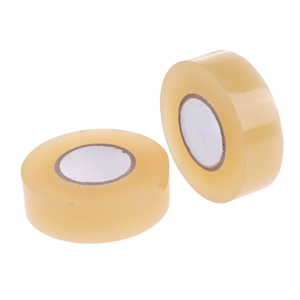 2-Rolls 22 Yds Clear Shin Guard Sock Tape Ice Roller Hockey Wrap 4