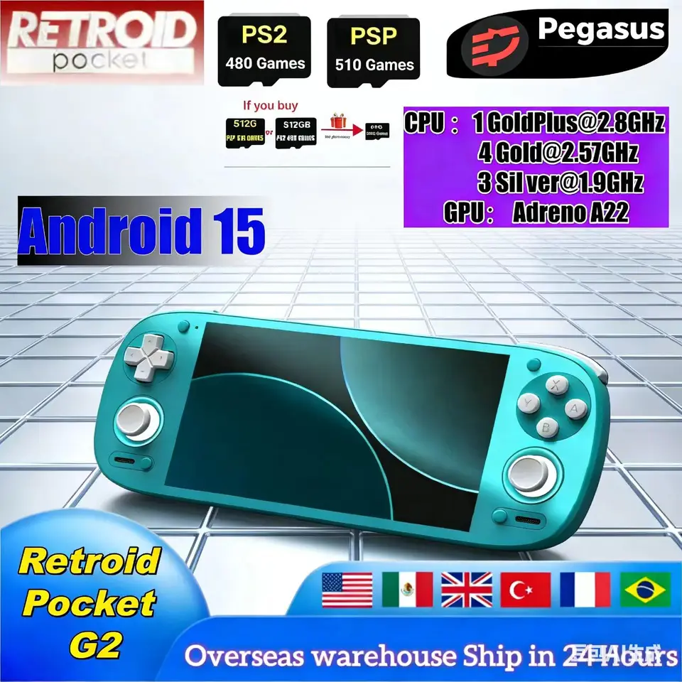 Retroid Pocket G2 携帯ゲーム機 RP G2 Android 15 5.5インチ 1080P