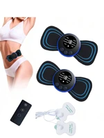 Mini Cervical Spine Patch Remote Control and Portable Massager with Patches for Full Body Massage with Multi-mode Adjustment 1