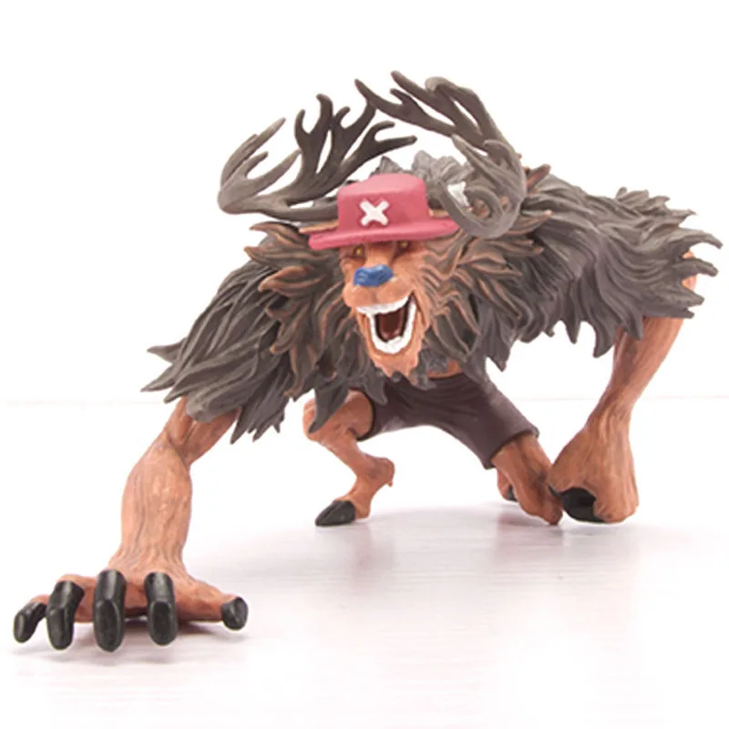 

9cm One Piece Rampage Joba Handmade Figure Rampage Elk State Model Decoration Chopper Dolldesktop Ornaments Box Kids Toy