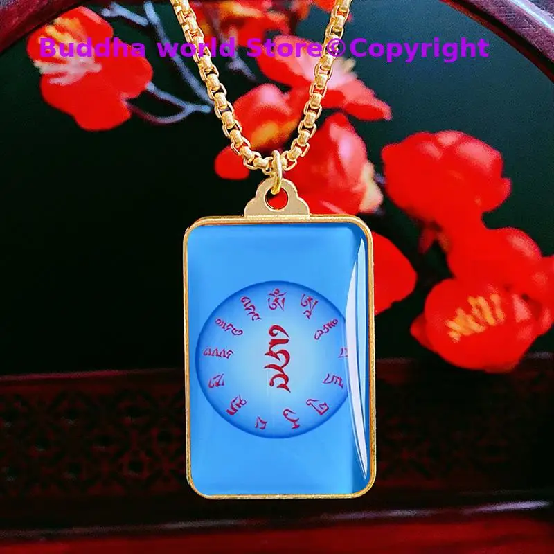 2025  Guru Rinpoche Mandala Buddha Pendant Asia Thailand Tibet efficacious safety good luck exorcise evil spirit Amulet 3