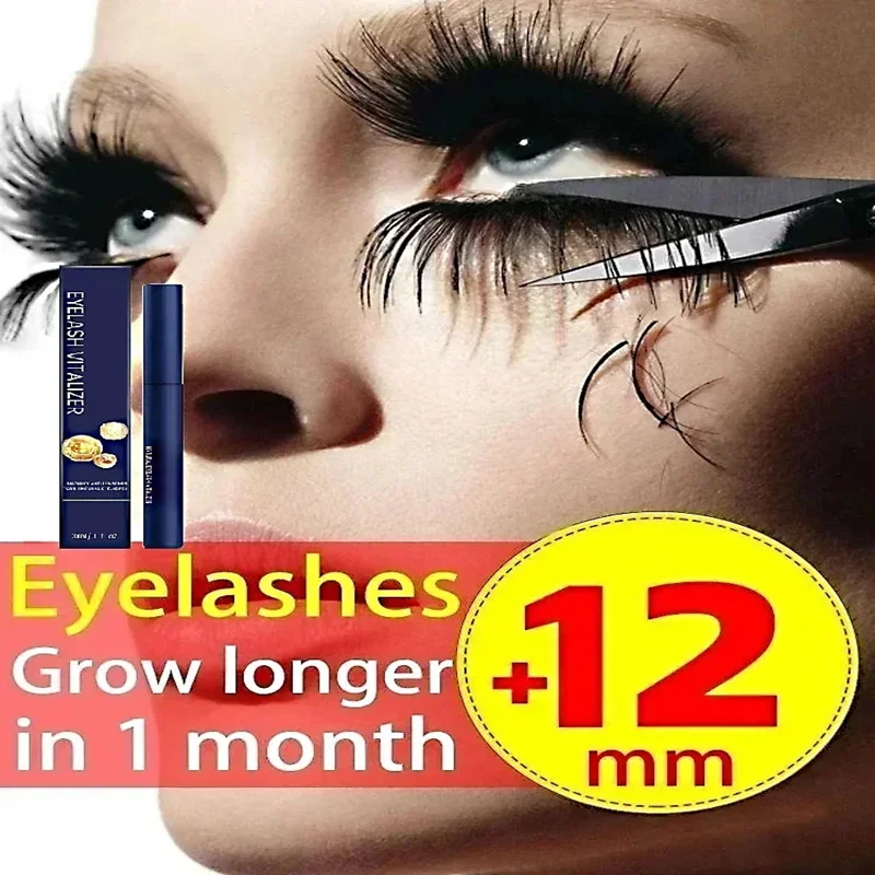 

7 Days Eyelash Fast Growth extension Essence Liquid Natural Enhancement Nourishing Curls Thicker Lashes Hair Curly Care Serum