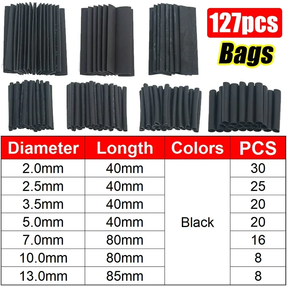 Black-127pcs (bags)