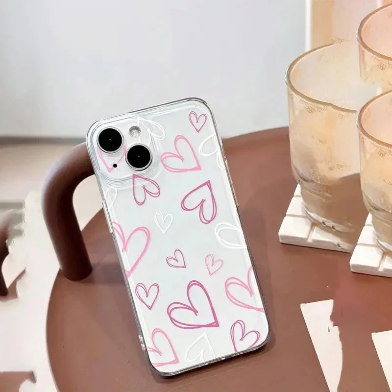 Love Heart Design Phone Case Cover