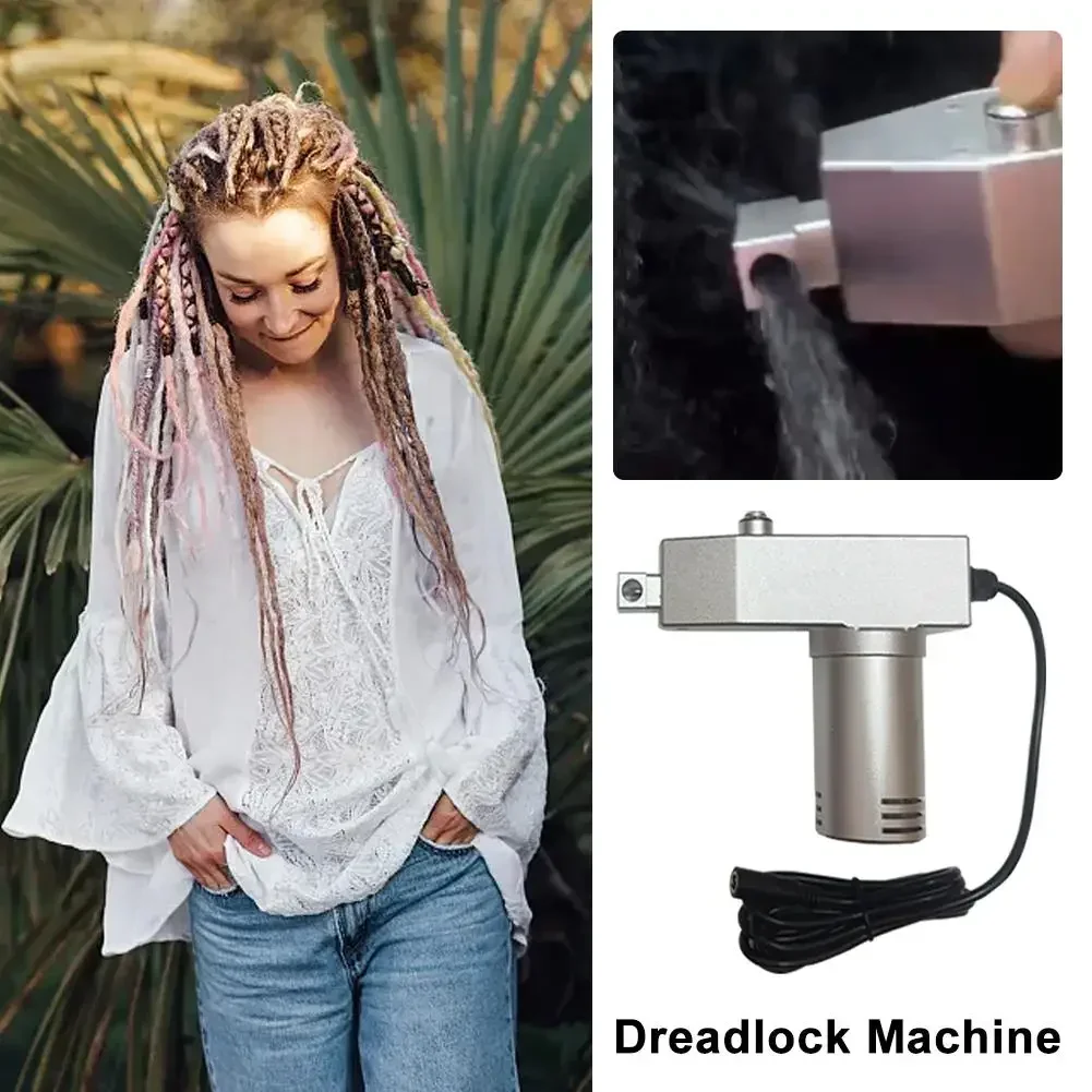 Upgrade New Generation Mini Electric Braiding Machine Portable Electric Crochet Human Hair Braiding Tool dreadlock Machine 3