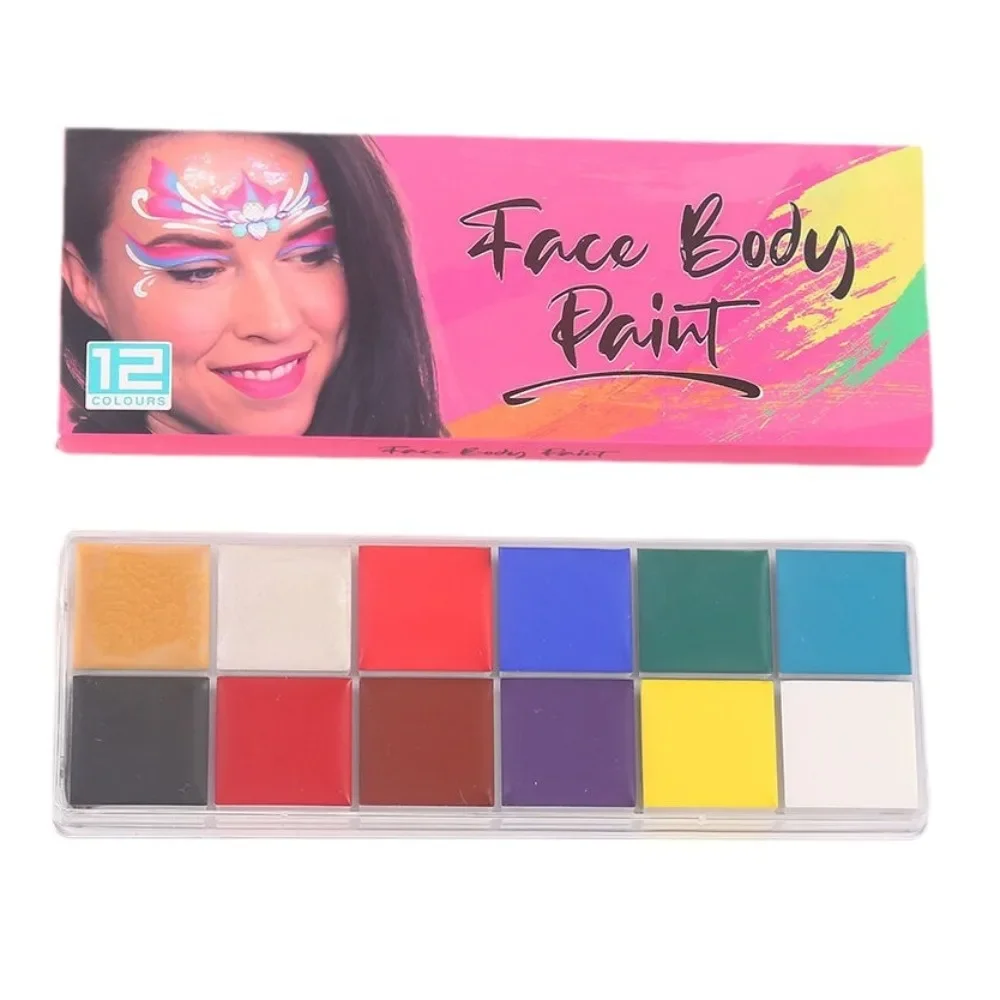 Palette Professionale di 20 Colori per Trucco Effetti Speciali e Cosplay di Halloween, Vernice per Viso e Corpo a Lunga Durata - immagine 3