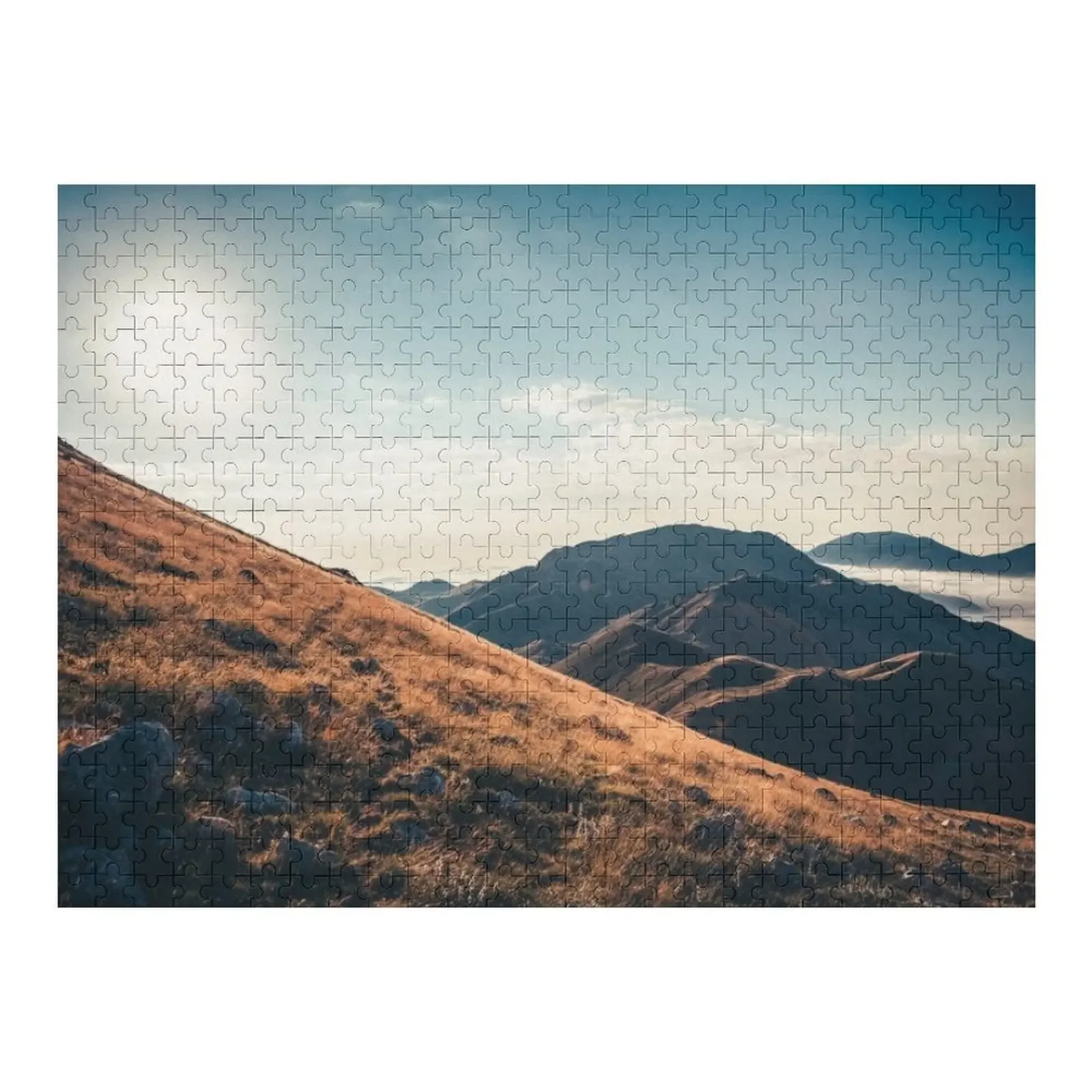 Mountains in the background XXIII Jigsaw Puzzle Custom Gifts Personalized Gifts Puzzle