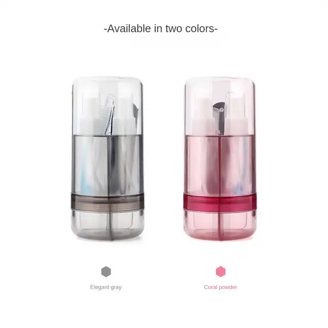 Mossa Meg A Multifunkciós Egészségügyi Sampon Rácsos Kupa Utazási Tároló Tabletta Doboz Fogkefe Hordozható Testmosás Háztartási Termékeket Palackozva - Image 4