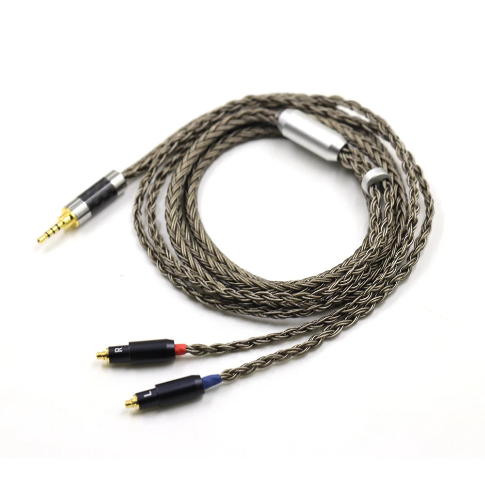 

New 16core 4Pin XLR 4.4 2.5 mm Balanced Silver Plated Headphone Replace Upgrade Cable for SHURE SRH1440 SRH1540 SRH1840 Earphone