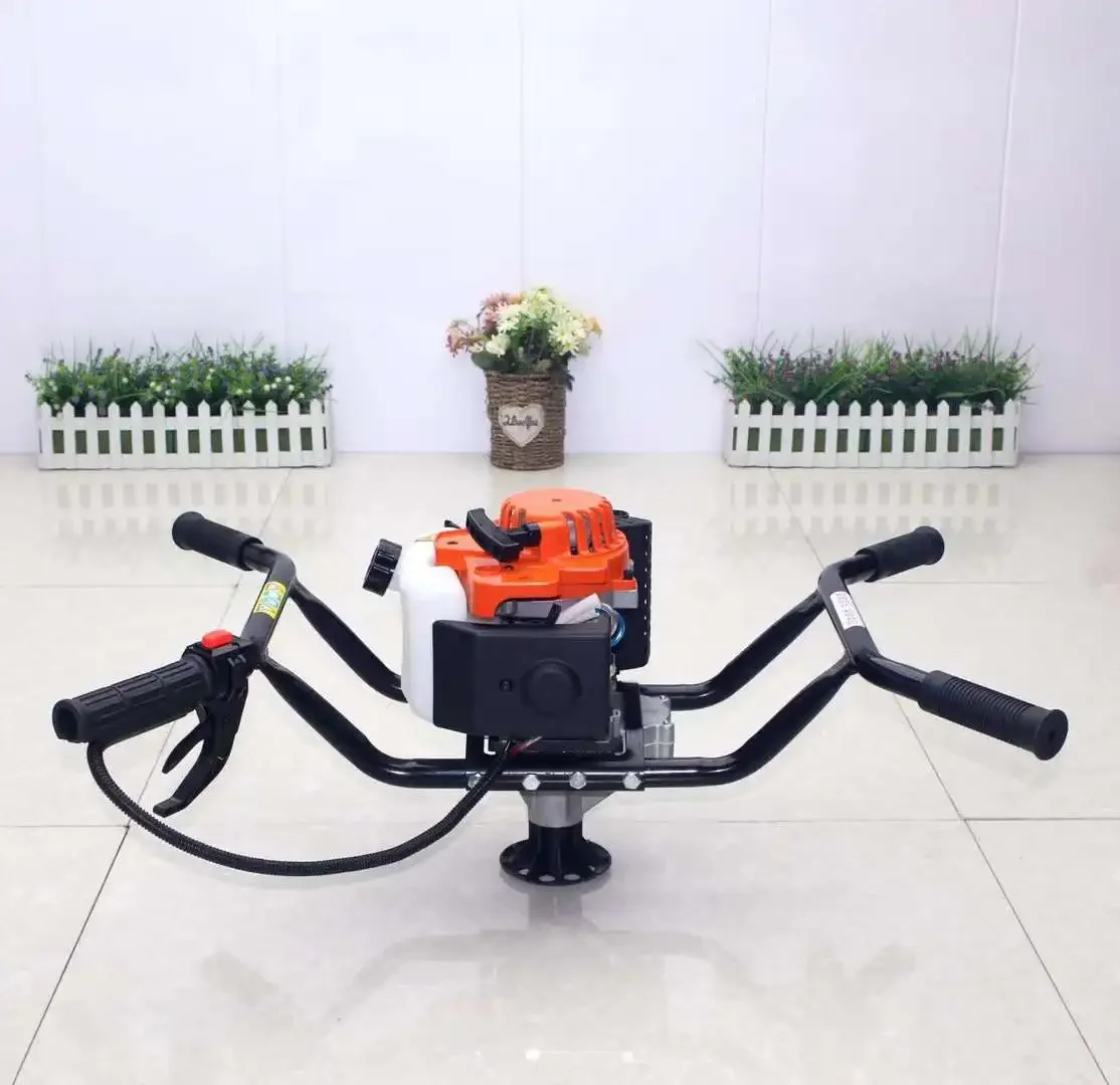 57cc Double-Person Ground Digging Machine Hole Punching Machine Small Agricultural Piling Machine Planting Fertilizer Applicator 5