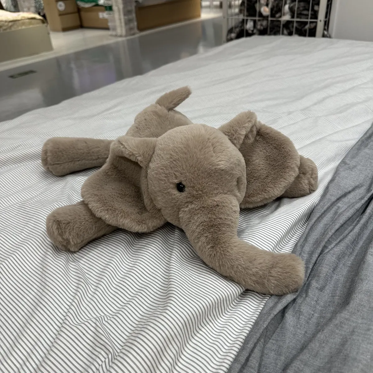 

45-70CM New Nordic Style Plush Elephant Toy Lovely Lying Elephant Appease Toy Stuffed Soft for Kids Baby Girls Xmas Gift