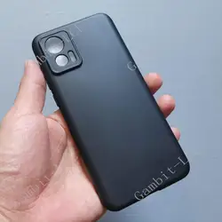 Premium Anti-Fall Shockproof Soft Silicone TPU Back Cover for Edge 30 Lite (Black)