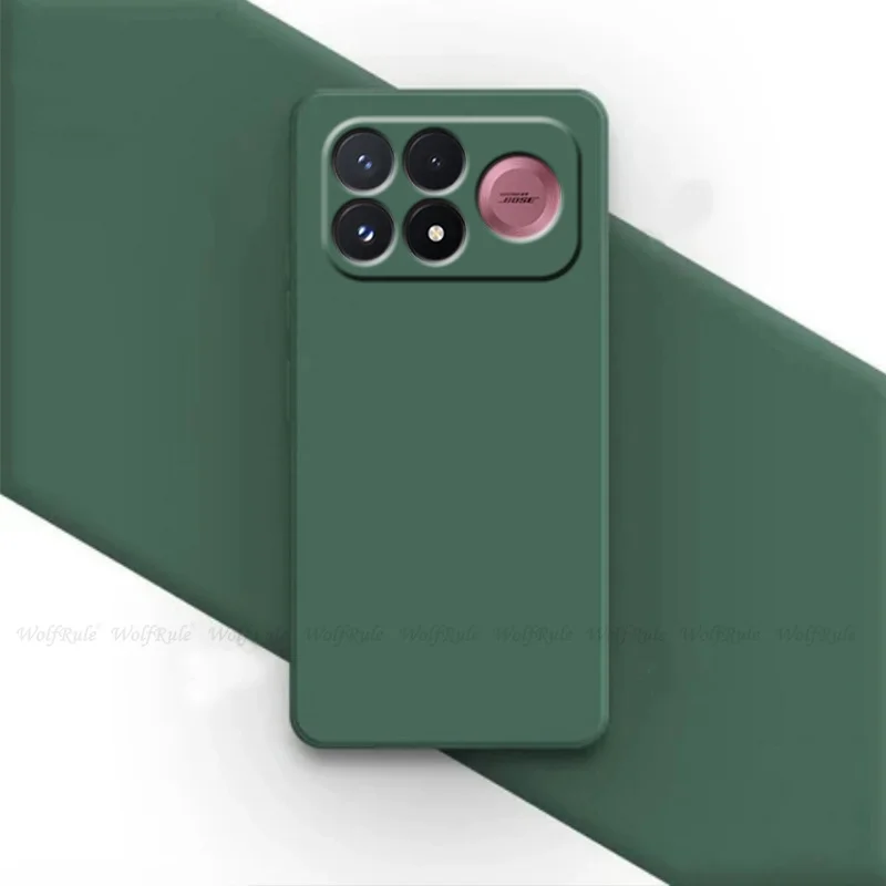 Shockproof Liquid Silicone Back Bumper Case Cover - Soft TPU Protective Cover