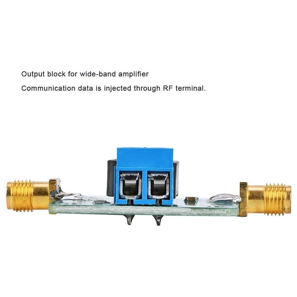 RF Bias Tee Microwave HF DC Bias 50K-60MHz Active Antenna Power Supply