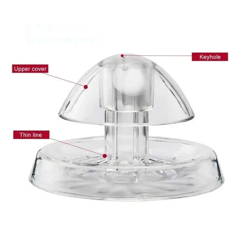 6/8cm Snail Trap Aquarium Plastic Transparent Snail Trap Snail Leech Planarian Trap Portable Fish Tank Environment Cleaning Tool