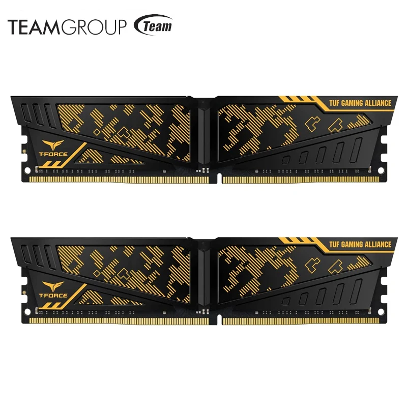 

TEAMGROUP T-Force Vulcan TUF Gaming Alliance DDR4 8GB 16GB 3200MHz (PC4-25600) CL16 Desktop Memory Module Ram