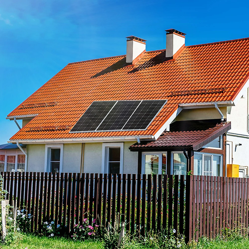 400W Waterproof solar panel system balcony power plants kit with 230V Inverter for home complete kit