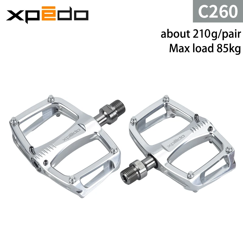 Wellgo Xpedo C260 Self Sealed Bearing Titanium Alloy Axle Spindle