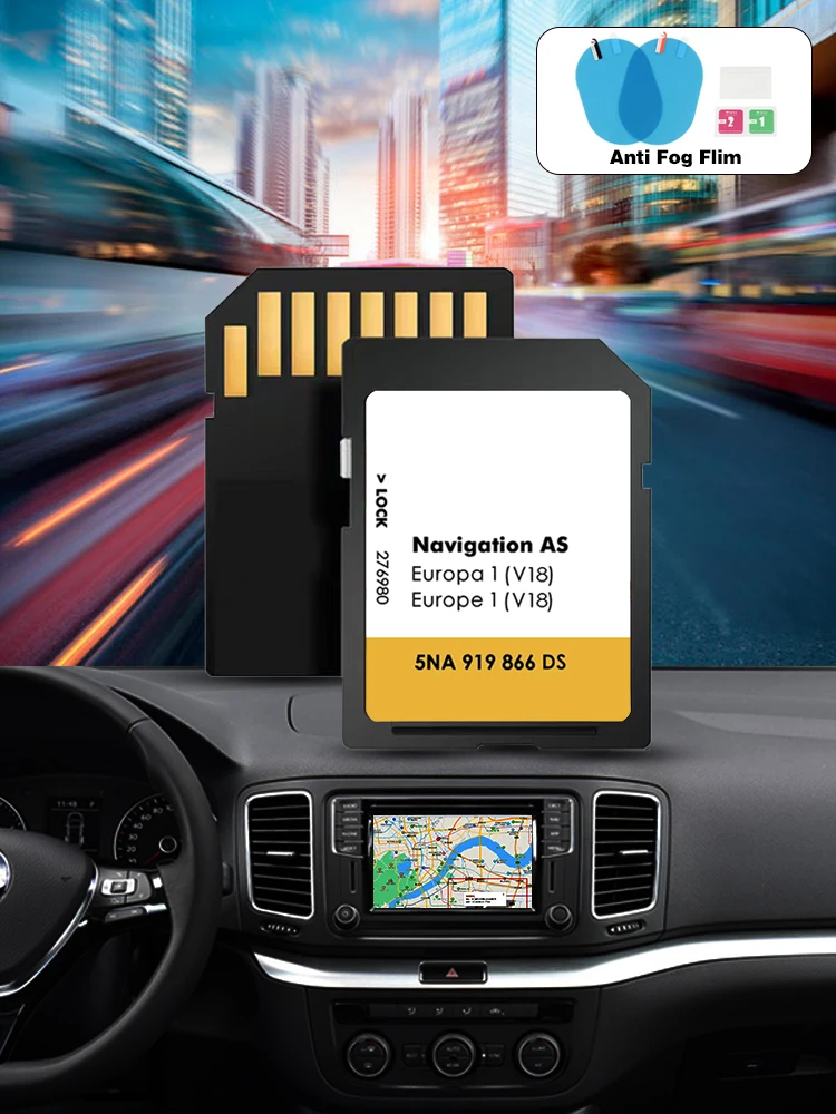 Carte Sd De Navigation Vw, Navi As V16, Cartes Sat Nav 2022 Eu Uk,  Livraison Gratuite - AliExpress