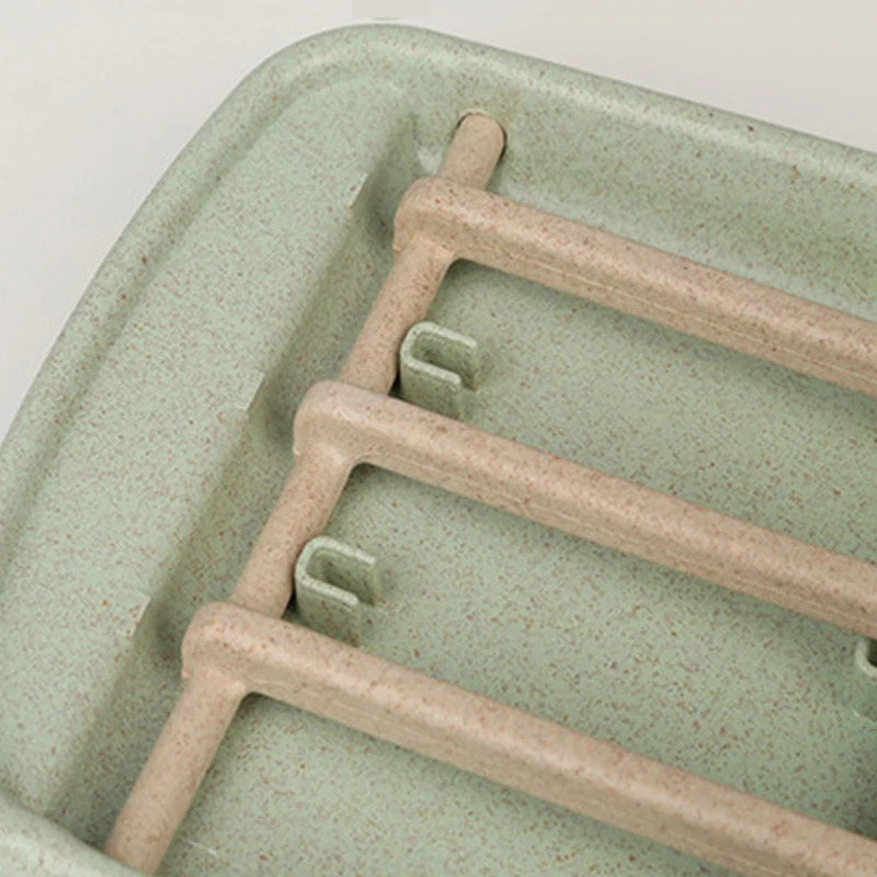 Green Multifunctional Portable Drying Frame Baby Bottle Holder Removable Drainage Stand