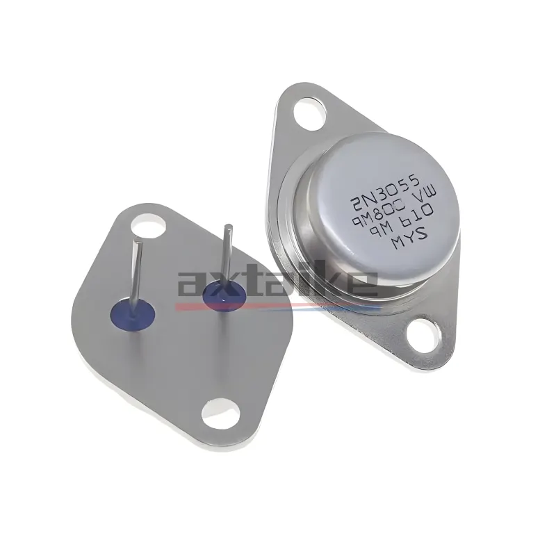 2N3055 MJ2955 15A 60V 115W TO-204 TO-3 DIP 2Pin 2N3055G MJ2955G Silicon NPN PNP Power Transistor 5PCS,bjt transistor