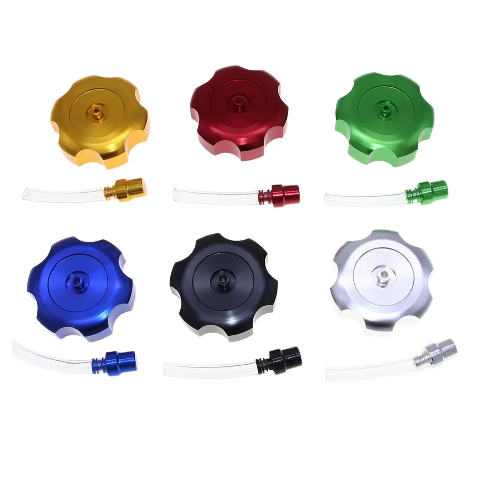 

Hexagonal Mini Gas Fuel Tank with Vent Hose for ATV Dirt Bike Beach