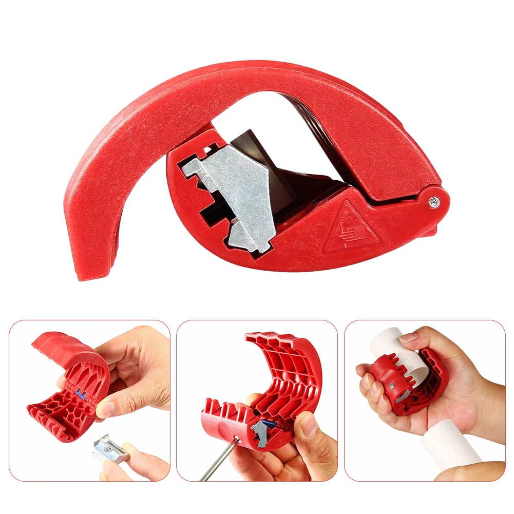

20mm-50mm Universal Portable Pipe Cutter Plastic Pipe Cutter PVC/PU/PP/PE Tube Wire and Cable Household Cutting Tool Hand Tools