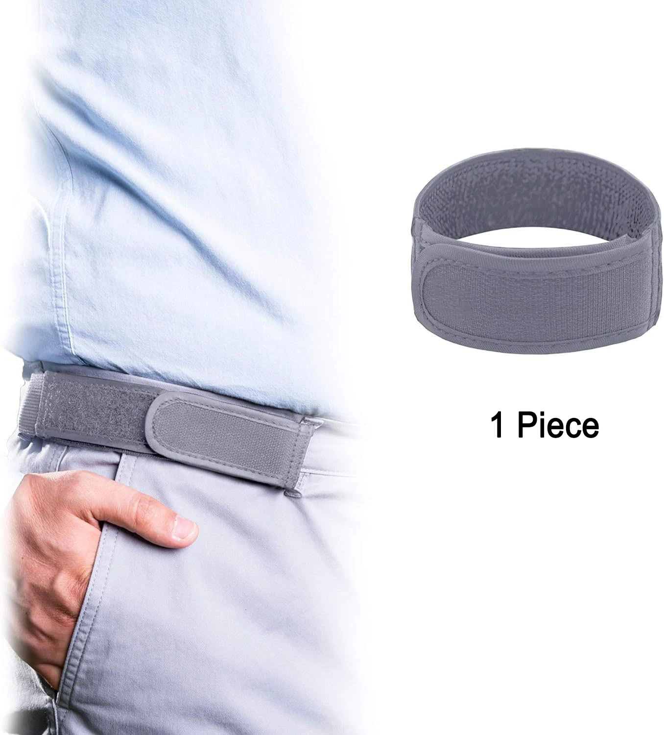Ultra-Soft Elastic Waist Belt - Stylish & Comfortable Unisex Design