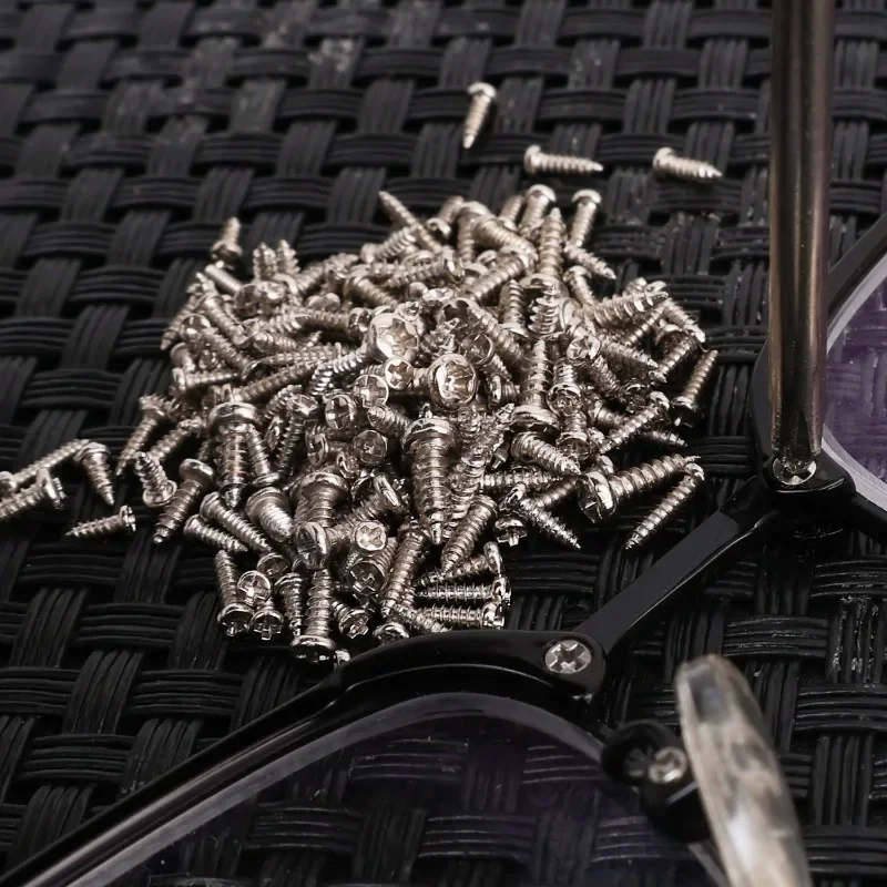 Compact Carbon Steel Crosshead Screws Assortment Kit – Small Self-Tapping Metal Repair Fasteners